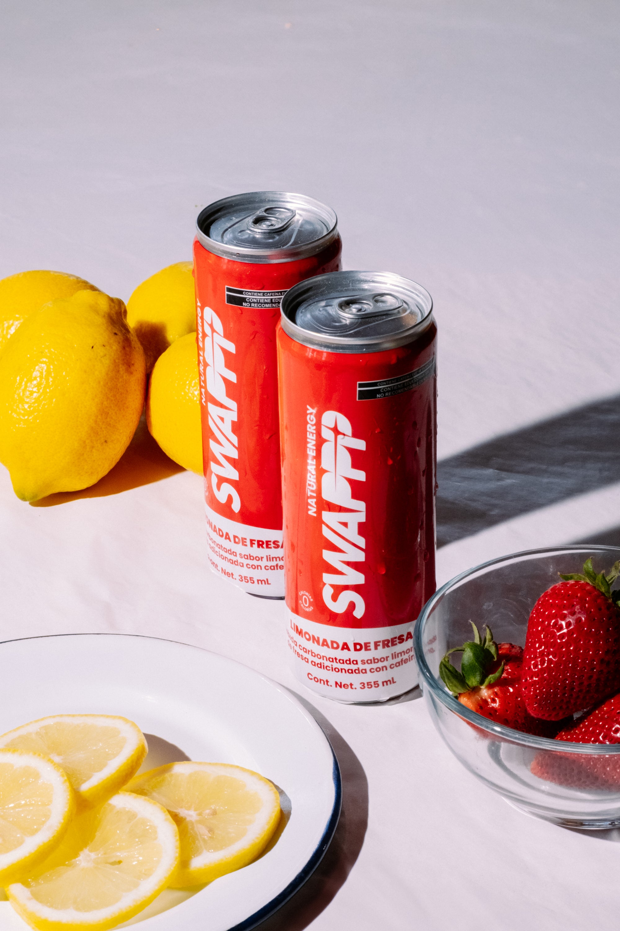 Bebida Energética Sabor Limonada de Fresa