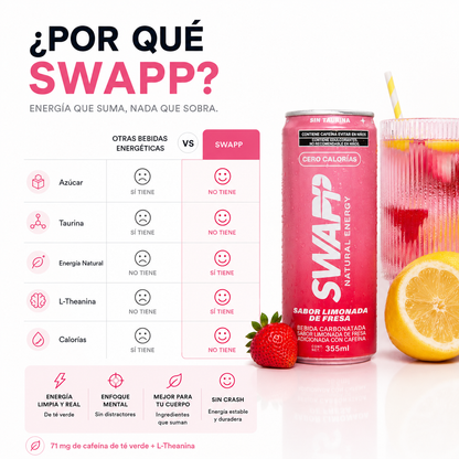 SWAPP NATURAL ENERGY LIMONADA FRESA
