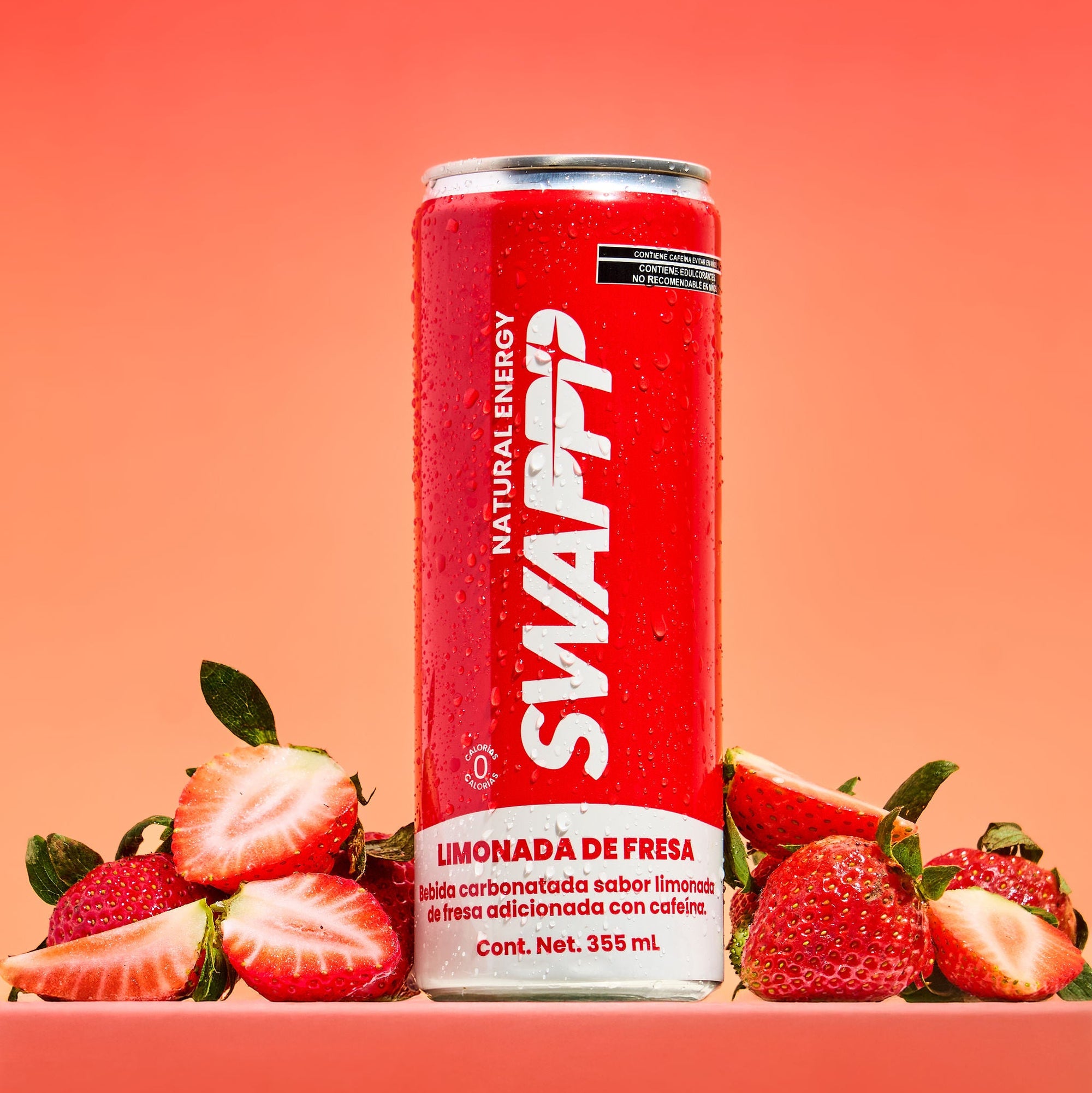 Bebida Energética Sabor Limonada de Fresa