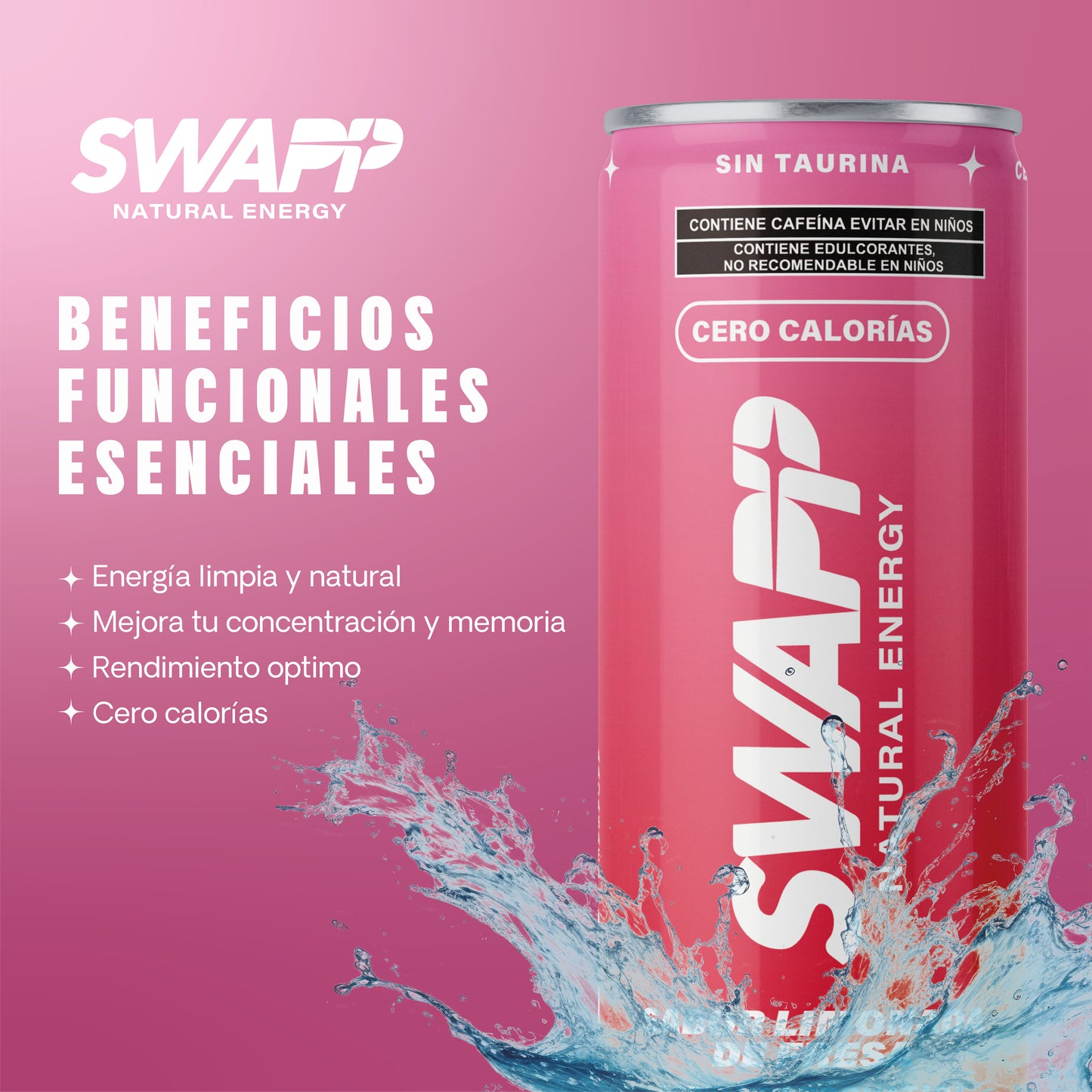 SWAPP NATURAL ENERGY LIMONADA FRESA