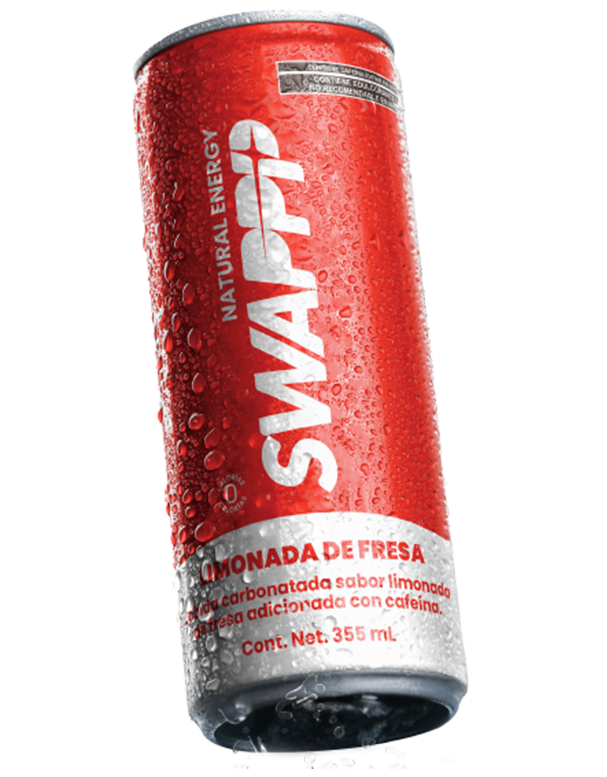 Bebida Energética Sabor Limonada de Fresa
